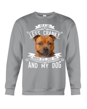 Staffordshire Bull Terrier-Less Cranky Crewneck Sweatshirt tile