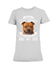 Staffordshire Bull Terrier-Less Cranky Premium Fit Ladies Tee tile