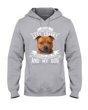 Staffordshire Bull Terrier-Less Cranky Hooded Sweatshirt tile