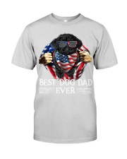 Black Toy Poodle-Dog Dad Flag Premium Fit Mens Tee tile