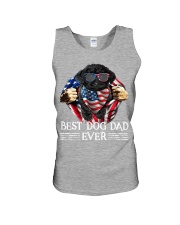 Black Toy Poodle-Dog Dad Flag Unisex Tank tile