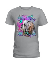 Shih Tzu-Art-Little Thing Ladies T-Shirt tile