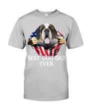 St Bernard-Dog Flag-Dad Classic T-Shirt tile