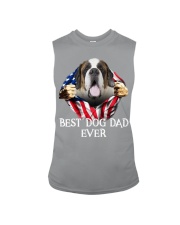 St Bernard-Dog Flag-Dad Sleeveless Tee tile