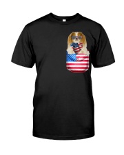 Japanese Chin-Flag Pocket Classic T-Shirt front