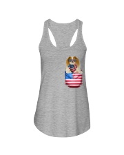 Japanese Chin-Flag Pocket Ladies Flowy Tank tile