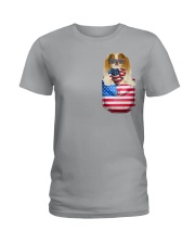 Japanese Chin-Flag Pocket Ladies T-Shirt tile