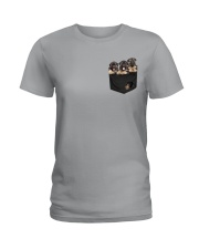 German Shepherd-02 - Pocket Ladies T-Shirt thumbnail