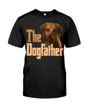 Rhodesian Ridgeback-The Dogfather Classic T-Shirt front