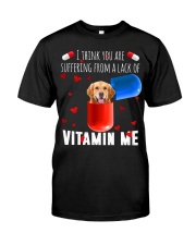 Golden Retriever-Vitamin Me Classic T-Shirt front