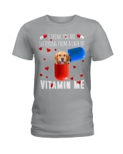 Golden Retriever-Vitamin Me Ladies T-Shirt tile