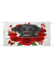 Labrador-Face Mask-Rose Cloth face mask front