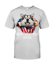 Alaskan Malamute-Dog Flag-Dad Premium Fit Mens Tee tile