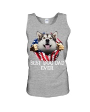 Alaskan Malamute-Dog Flag-Dad Unisex Tank tile