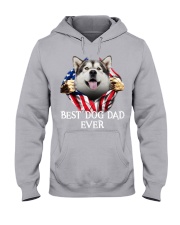 Alaskan Malamute-Dog Flag-Dad Hooded Sweatshirt tile