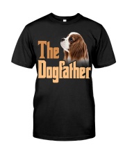 Cavalier King Charles Spaniel-02-The Dogfather-02 Classic T-Shirt front