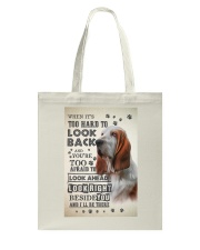 Basset Hound - Look Back Tote Bag thumbnail