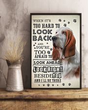 Basset Hound - Look Back 24x36 Poster lifestyle-poster-3