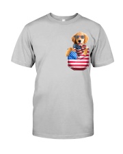 Golden Retriever-Flag Pocket Classic T-Shirt tile