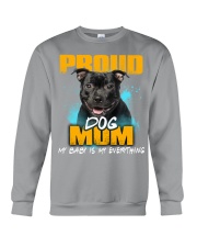 Staffordshire Bull Terrier-02-Proud Dog Mom Crewneck Sweatshirt tile