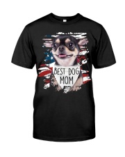 Chihuahua-Best Dog Mom Classic T-Shirt front