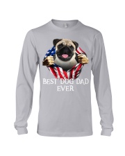 Pug-Dog Flag-Dad Long Sleeve Tee tile