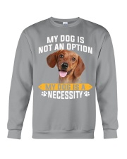 Dachshund-02-Necessity Crewneck Sweatshirt tile