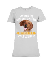 Dachshund-02-Necessity Premium Fit Ladies Tee tile