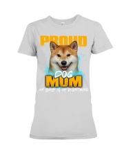 Shiba Inu-Proud Dog Mom Premium Fit Ladies Tee tile