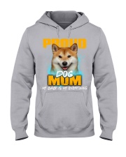 Shiba Inu-Proud Dog Mom Hooded Sweatshirt tile