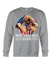 Briard-Dog Dad Flag Crewneck Sweatshirt tile