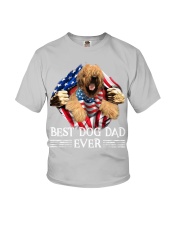 Briard-Dog Dad Flag Youth T-Shirt tile