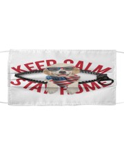 Labrador-US-Keep Calm Cloth face mask front