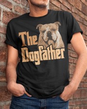 English Bulldog-The Dogfather Classic T-Shirt apparel-classic-tshirt-lifestyle-26