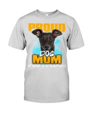 Greyhound-Proud Dog Mom Premium Fit Mens Tee tile