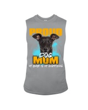 Greyhound-Proud Dog Mom Sleeveless Tee tile