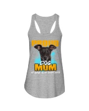 Greyhound-Proud Dog Mom Ladies Flowy Tank tile