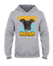 Greyhound-Proud Dog Mom Hooded Sweatshirt tile