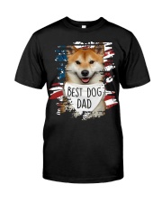 Shiba Inu-Best Dog Dad Classic T-Shirt front