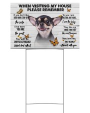 Chihuahua-Please 18x12 Yard Sign front