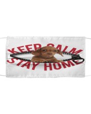 Dachshund-03-Mask-Stay Home Cloth face mask front