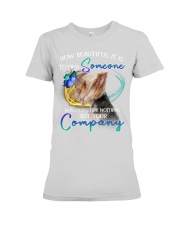 Yorkshire Terrier-Find Someone Premium Fit Ladies Tee tile
