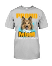 Shetland Sheepdog-Proud Dog Mom Classic T-Shirt tile