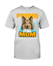 Shetland Sheepdog-Proud Dog Mom Premium Fit Mens Tee tile