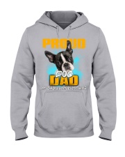 Boston Terrier-Proud Dog Dad Hooded Sweatshirt tile