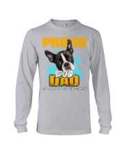 Boston Terrier-Proud Dog Dad Long Sleeve Tee tile