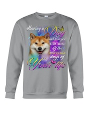 Shiba Inu-Bless You Crewneck Sweatshirt tile