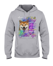 Shiba Inu-Bless You Hooded Sweatshirt tile