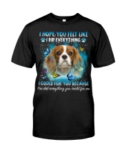 Cavalier King Charles Spaniel-02-Did Everything Classic T-Shirt front