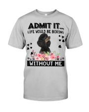Poodle-Black-Admit It Classic T-Shirt tile